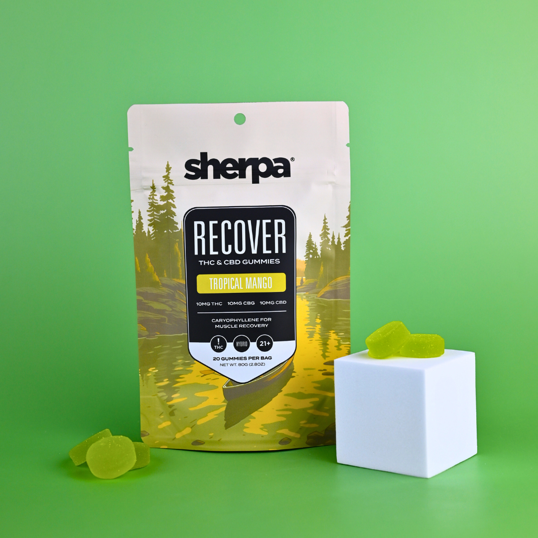Sherpa 10mg Recover - Tropical Mango Gummies - Sherpa 
