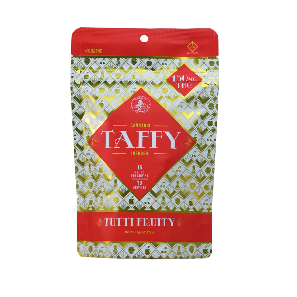 15mg THC Taffy - Tutti Fruity