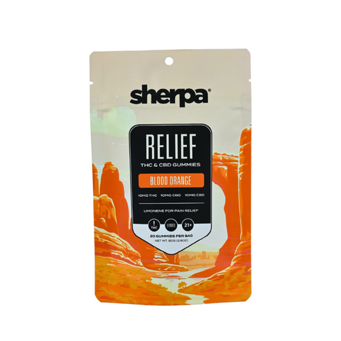 Sherpa 10mg Relief - Blood Orange Gummies