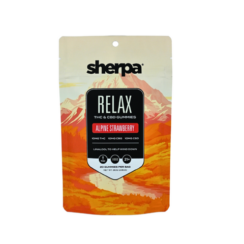 Sherpa 10mg Relax - Strawberry Gummies