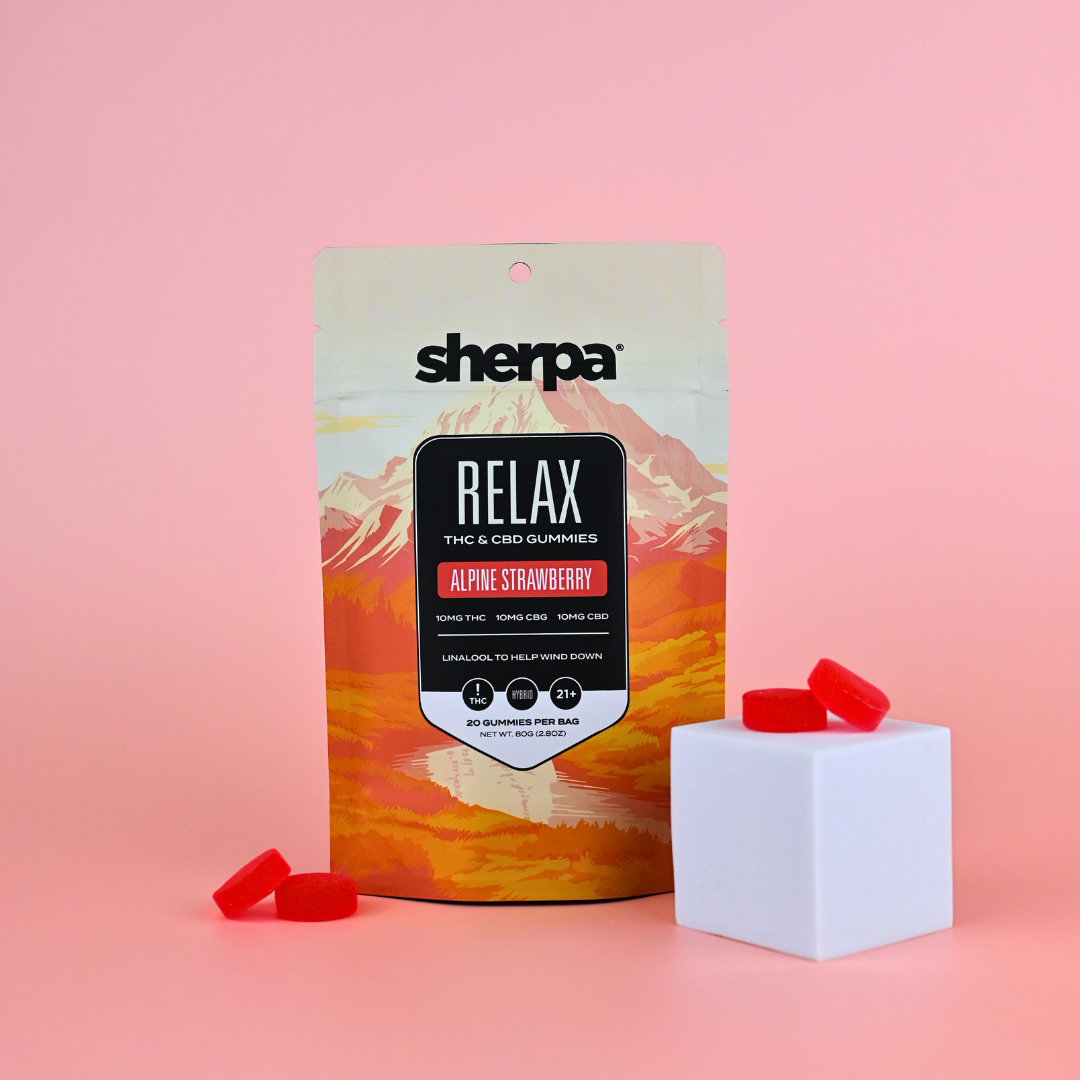 Sherpa 10mg Relax - Strawberry Gummies - Sherpa 