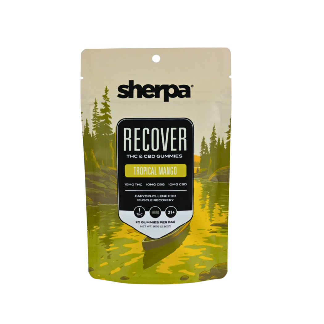Sherpa 10mg Recover - Tropical Mango Gummies - Sherpa 